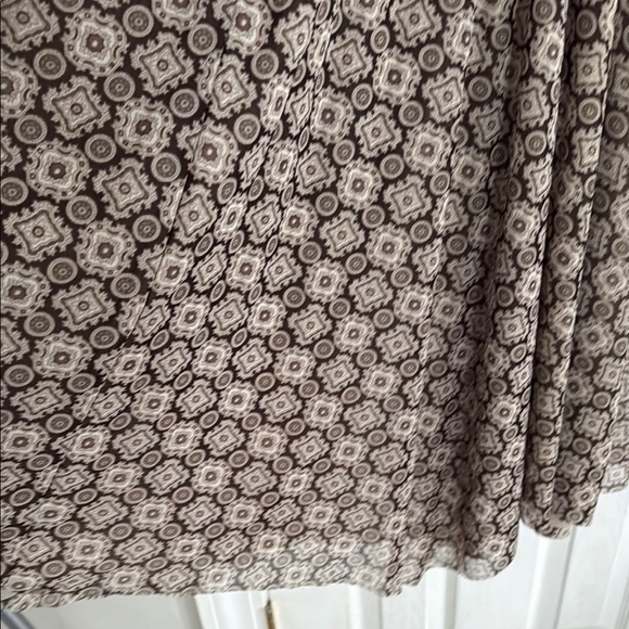Micheal Kors Brown & Cream Patterned Dress - Picture 4 of 10